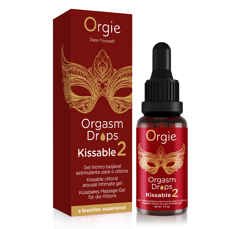 Orgie｜葡萄牙 ORGASM DROPS KISSABLE 2代 阴蒂温热快感 可食用 加强版高潮液- 30ml