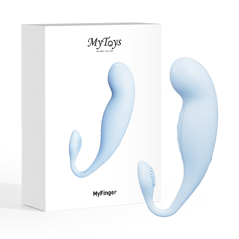 Mytoys｜德国 MyFinger 爱潮 G点抠动跳蛋 - 遥控版-水蓝